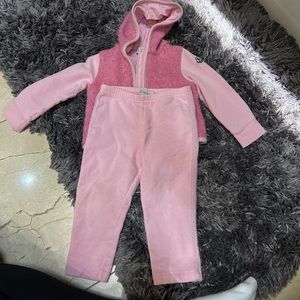 Moncler girls sweat set 2